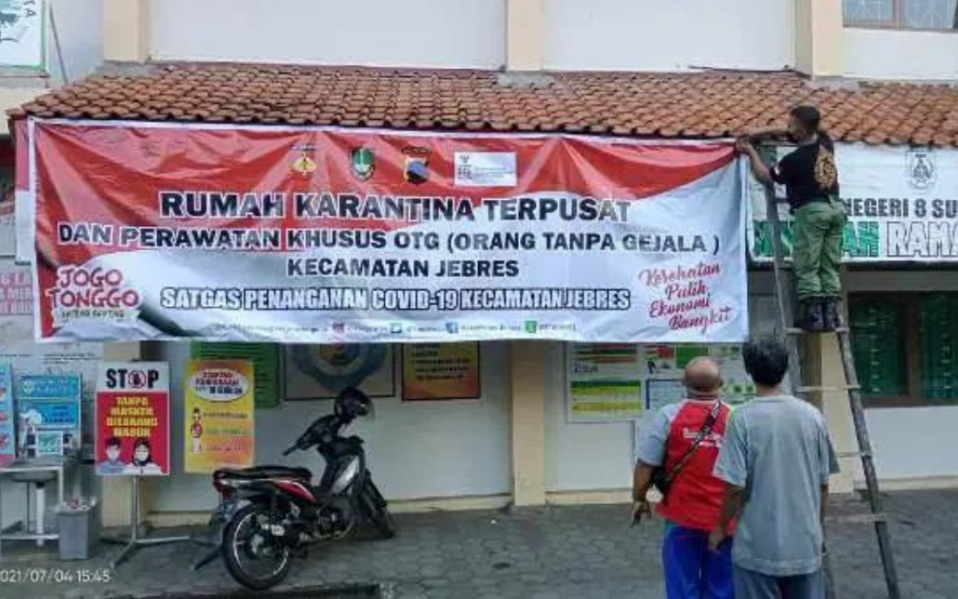 SMP Negeri 8 Surakarta Dijadikan Tempat Isolasi Mandiri Pasien OTG