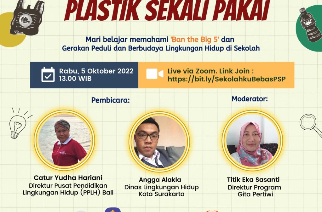 Wujudkan Sekolah Bebas Plastik Sekali Pakai