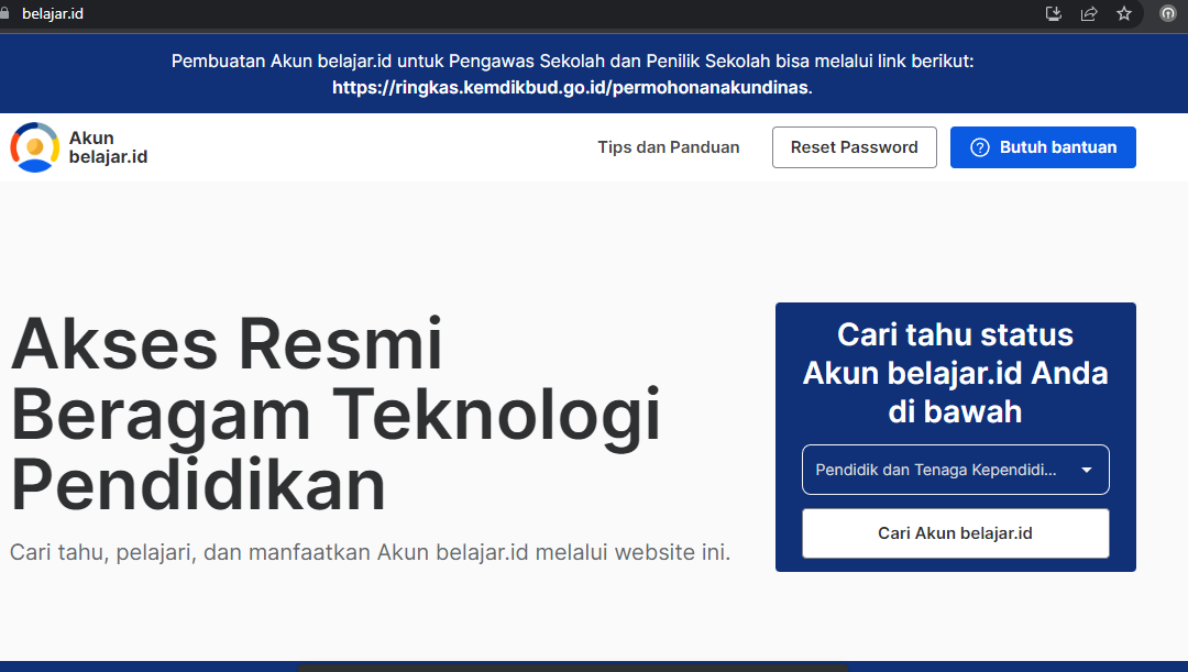 Fitur Baru Akun belajar.id