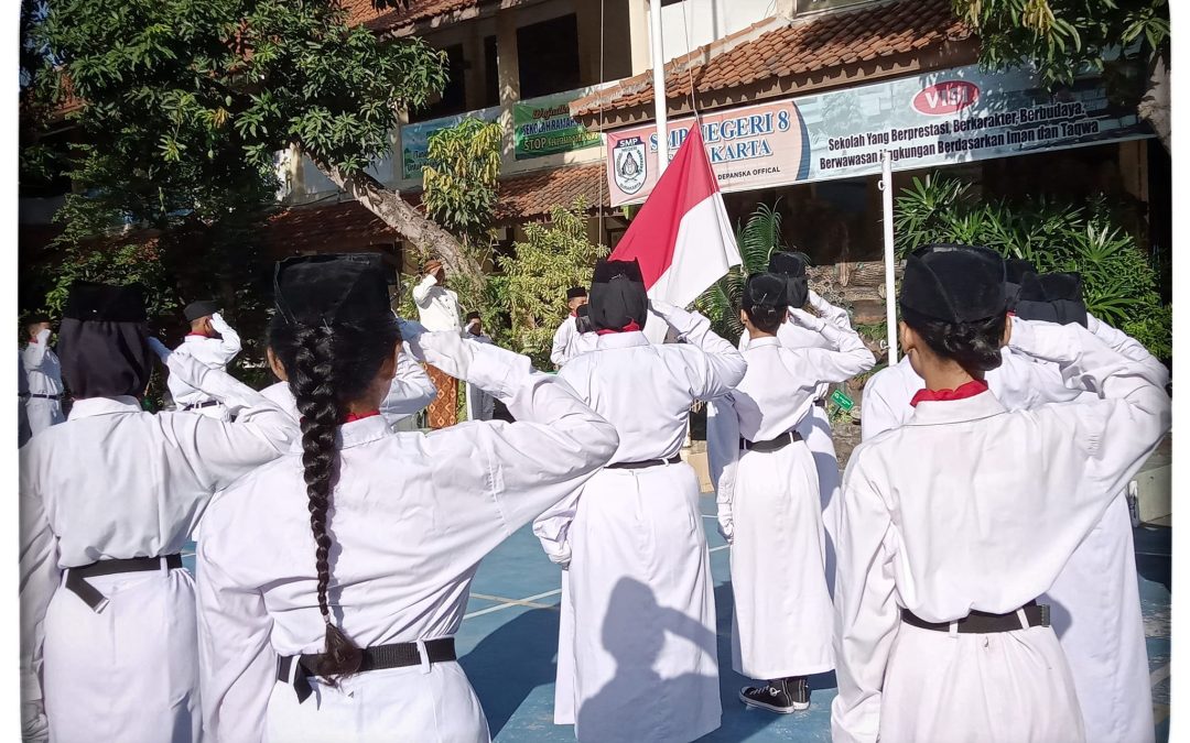 SMPN 8 Surakarta Upacara HUT RI ke-78