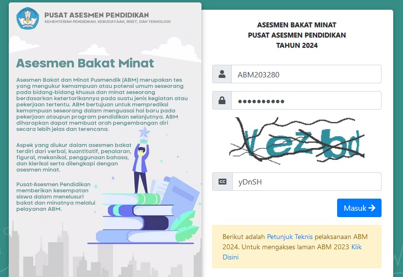 Petunjuk Teknis Asesmen Bakat dan Minat (ABM)