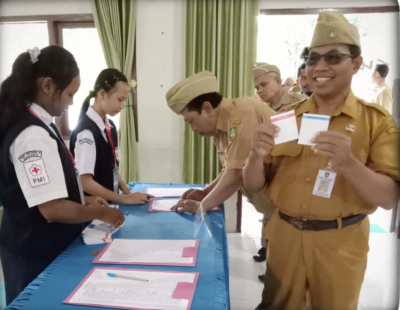 SMPN 8 Surakarta Gelar Pesta Demokrasi