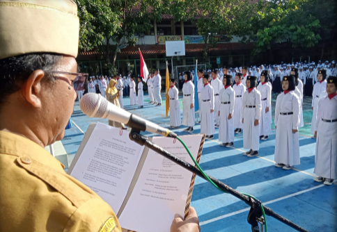 Ini harapan SMPN 8 kepada Pengurus OSIS periode 2023/2024