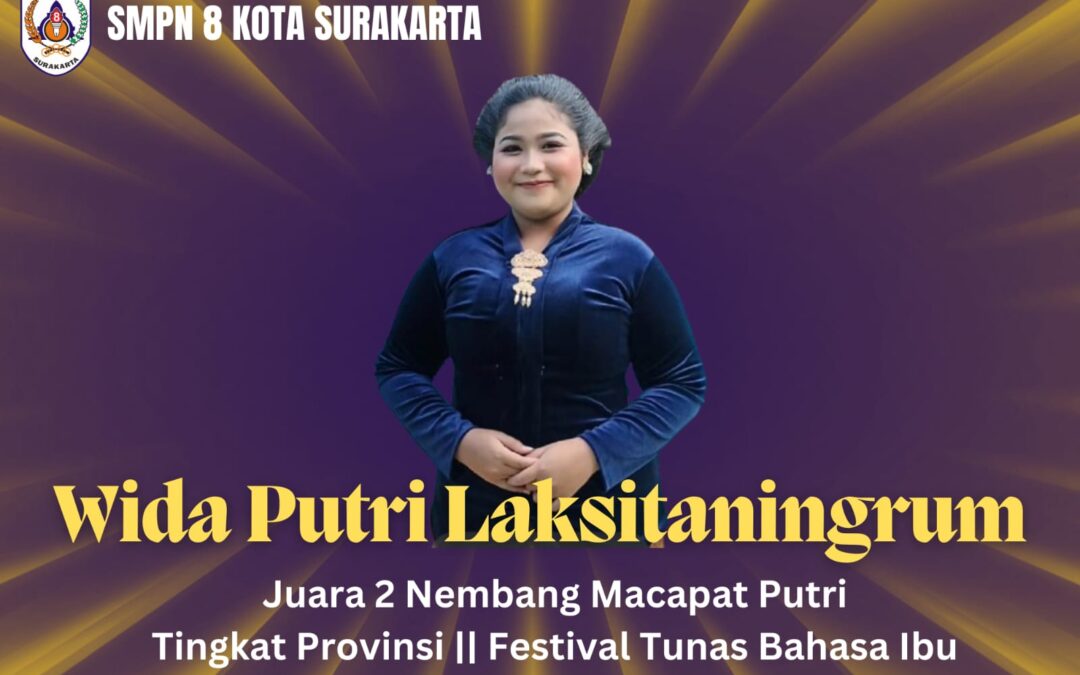 SMPN 8 Kota Surakarta Sabet Juara 2 Tingkat Provinsi